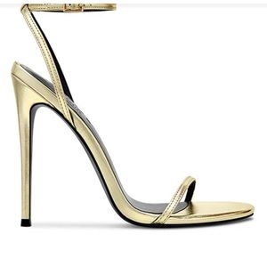 Gold Sandal Niche - Vegan Leather en Oro